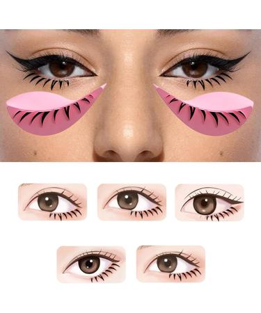 False Lower Eyelash Tool Silicone Eyeliner Tail Stamp Compact Travel-friendly Eye Makeup for Perfect Pink - Buy Online on GoSupps.com
