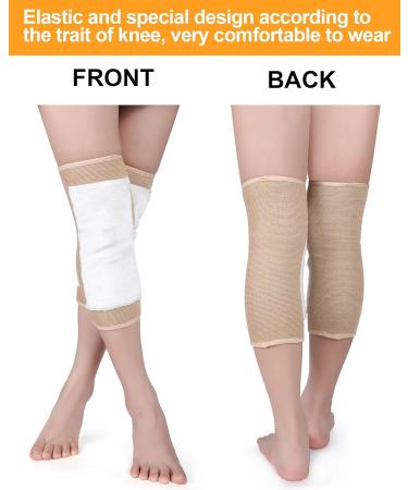 Sosation Winter Knee Warmers - Thicken Wool Knee Braces for Women | Thermal Knee Pads for Joint Pain & Arthritis Relief - Buy Online on GoSupps.com