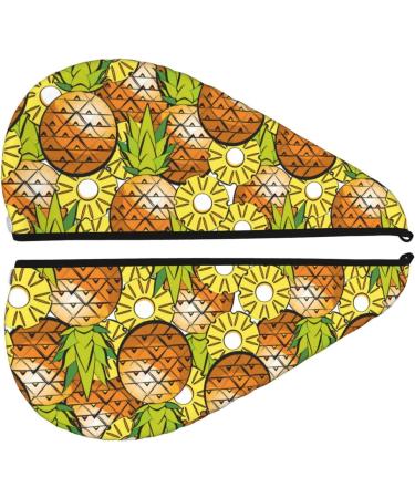 Buy Tropical Summer Fruit Microfiber Hair Towel - Super Absorbent Quick Dry Wrap for Long Curly & Thick Hair - Soft Coral Velvet Hair Cap for Women - Buy Online on GoSupps.com