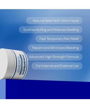 Buy Natural Hemorrhoid Cream 2oz | Made in USA | Herbal Ointment with Witch Hazel for Bleeding & Itching Relief | External & Internal Use - Buy Online on GoSupps.com