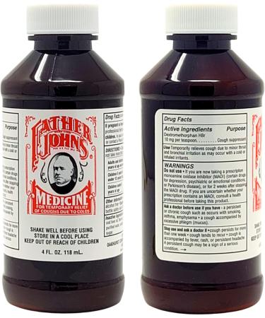 Father Johns Cough Suppressant Medicine - 4 Oz (Pack of 5) - Buy Online on GoSupps.com