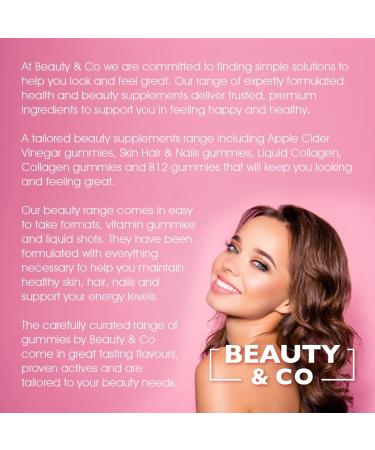 Beauty & Co High Strength Hair Gummies with Biotin & Zinc - 60 Count (Pack of 1) - Buy Online on GoSupps.com