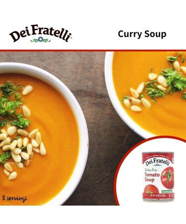 Dei Fratelli Tomato Soup - Gluten Free & All Natural - 5th Generation Recipe - 10.75 oz. cans 12 pack - Buy Online on GoSupps.com