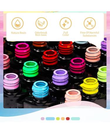 Neon Pink Gel Nail Polish Hot Pink Gel Polish Bright Pink Long Lasting Soak Off U V LED Nail Lamp Gel Polish Nail Art Manicure Salon DIY Home(7ml) (Green) - Buy Online on GoSupps.com