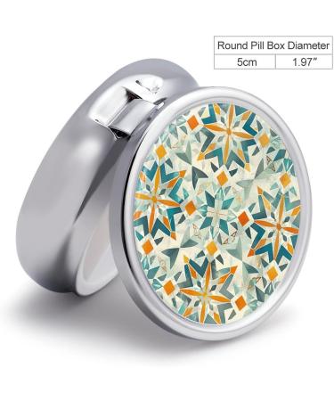 Travel Pill Box Organizer - 3 Compartment Portable Medicine Case | Compact Gray Pill Case for Purse & Pocket - Buy Online on GoSupps.com