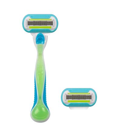 Gillette Venus Extra Smooth Razor Kit - 1 Razor + 2 Cartridges for Silky Skin - Buy Online on GoSupps.com