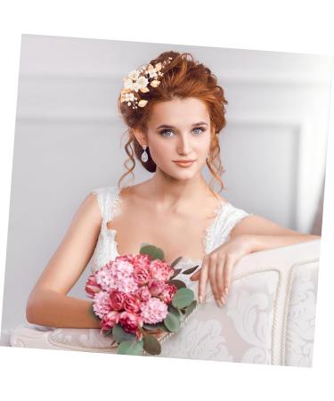 FRCOLOR 1pc White Bridal Comb Ceramics Decorate Bride Alloy - Buy Online on GoSupps.com
