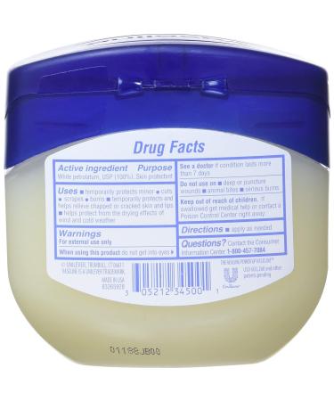 Vaseline Original Jelly UNI34500 - Moisturizing Skin Care Essential - Buy Online on GoSupps.com