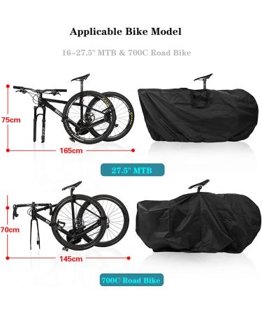 Waterproof Bicycle Transport Bag for 26-27.5 Inch & 700C Bikes - Ideal for Air Travel & Road Cycling - Buy Online on GoSupps.com