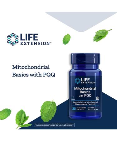 Life Extension Mitochondrial Basics with PQQ - 30 Capsules for Energy Support - Buy Online on GoSupps.com