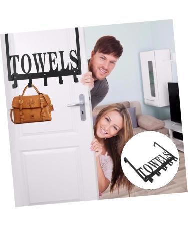 Alipis 1pc Door Hook Hand Towel Hook Towel Hooks Door Towel Hanger Iron Storage Hook Jewelry Back Door - Buy Online on GoSupps.com