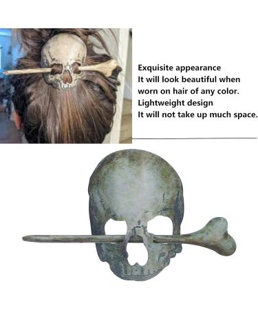 Halloween Hairpin Iron Small Exquisite Reusable Lifelike Halloween Hair Stick for Party Bar Home Halloween Hair Accessories for Women (Skeleton Shaped) - Buy Online on GoSupps.com