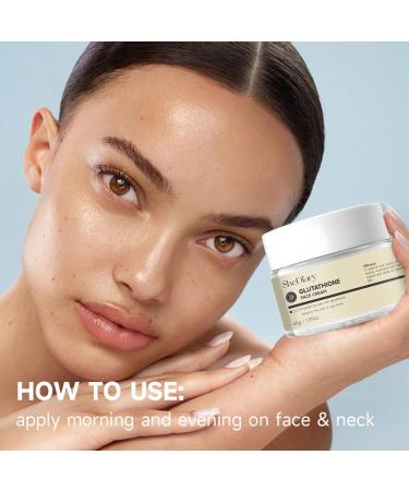 Glutathione Cream for Dry Skin - 24-Hour Moisturizing Facial Cream | Smooth Plump & Firming Hydration - Buy Online on GoSupps.com