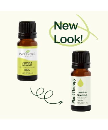 Plant Therapy Jasmine Absolute Essential Oil 100% Pure Undiluted Natural Aromatherapy Therapeutic Grade 10 mL (1/3 oz) - Buy Online on GoSupps.com