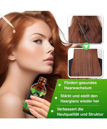 P-Beauty 3x 3in1 Hair Oil with Castor Oil Amla & Nigella 60ml - strengthens hair for hair growth skin & hair hydration - oil against hair loss - Buy Online on GoSupps.com