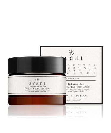 AVANT Deluxe Hyaluronic Acid Vivifying Face & Eye Night Cream - Buy Online on GoSupps.com
