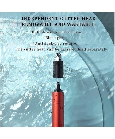 USB Rechargeable Electric Eyebrow Trimmer & Nose Hair Clipper Kit - Portable Trimmer for Face Chin & Lips - Hidden Knob Switch - Buy Online on GoSupps.com