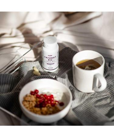  HSN HSN Organic Virgin Coconut Oil 1000 mg Coconut Oil | Medium Chain Fatty Acids (MCTs) speeds up metabolism natural energy for weight loss gluten-free free - Buy Online on GoSupps.com