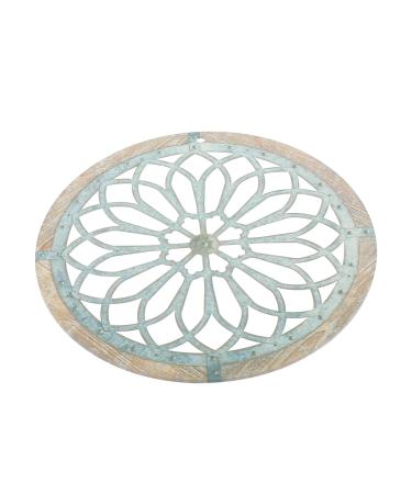 PRETYZOOM Household Decor Pattern Disc Home Decor Shaped Pattern Pendant Home Acrylic Decor Wall Art Wall Hanging Household 20x20cm Coffee