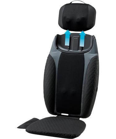Buy Homedics 2-in-1 Shiatsu Massage Seat & Pillow Back Neck Shoulders & Thighs Relief with Heat Function | International Shipping - Buy Online on GoSupps.com