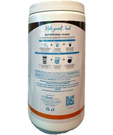 Shelo Nabel Nutritional Shake Powder - Natural Cocoa High Protein Low Carb Gluten Free Non-GMO - 16.22 oz | Healthy Meal Replacement - Buy Online on GoSupps.com