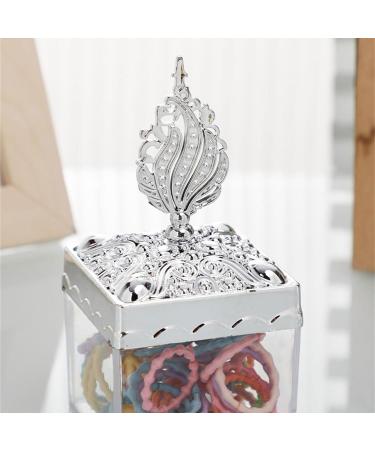 lxuebaix 12pieces Square Candy Box Multifunction Clear Plastic Household for Wedding Birthday New Year Party Decoration Candy Box Silver - Buy Online on GoSupps.com