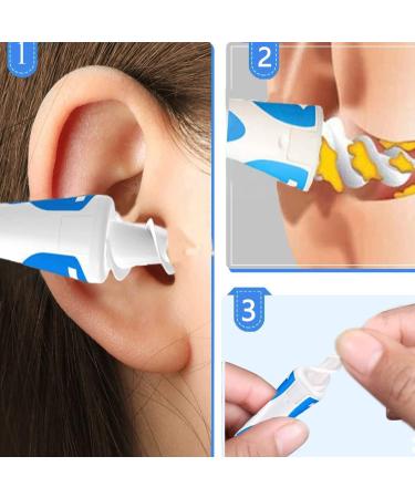 Buy Q-Grips Ear Wax Removal Kit | Safe 360 Spiral Silicone Ear Cleaner with 16 Washable Heads for Kids & Adults - Buy Online on GoSupps.com