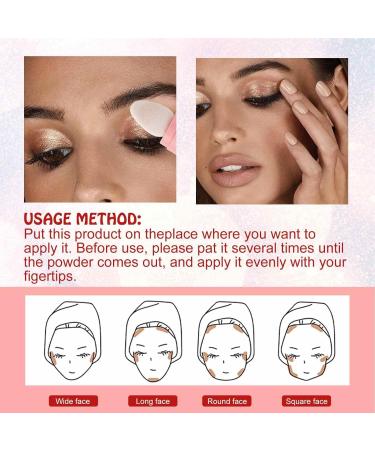 Face Powder - Body&Face Highlighter Powder Stick | Three-Dimensional Powder Makeup Brighten Makeup Blusher for Face&Body&Hair 9g Brown - Buy Online on GoSupps.com