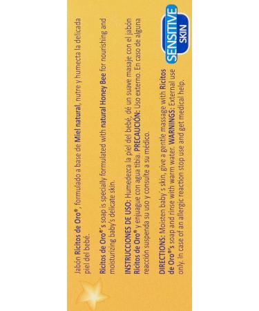Miel Ricitos de Oro Hand Soap - Hypoallergenic Baby Bar Soap | Moisturizing Honey Bath Soap | 3.5 oz International Shipping - Buy Online on GoSupps.com