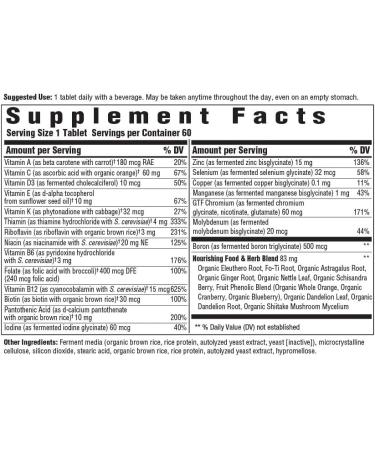 Buy MegaFood Men's One Daily Iron Free - 60 Tablets for Optimal Health - Buy Online on GoSupps.com