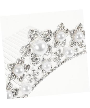 Ipetboom Pearl Hair Bands for Womens Hair Bridesmaid Hair Tie Crystal Hair Accessories Hair Combs for Women Rhinestone Jewelry Wedding Hair Clip Kids Tiara Headband Crown Women's - Buy Online on GoSupps.com