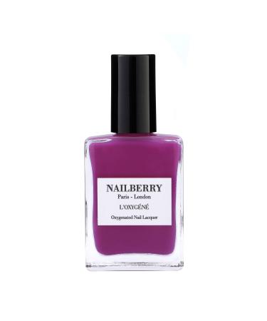 Nailberry L'Oxyg n Oxygenated Nail Lacquer | Hollywood Rose 15ml | Polish for a Healthier Manicure & Long Lasting Colour | 12-Free Vegan Halal Cruelty & Gluten Free