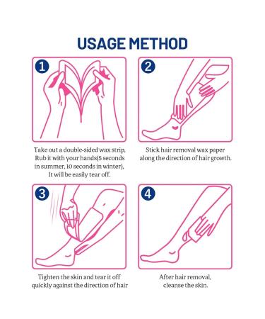 Hair Removal Wax Strips for All Skin Types - Gentle Body & Facial Waxing for Men & Women - Buy Online on GoSupps.com