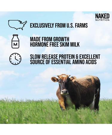 NAKED Grass Fed Protein Bundle: 1LB Casein and 1LB Vanilla Whey - Buy Online on GoSupps.com