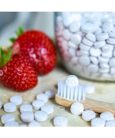 Oceansrespect 60 Toothpaste Tablets - Aluminum Box - Strawberry - Fluoride Free 1 Unit (Pack of 1) - Buy Online on GoSupps.com