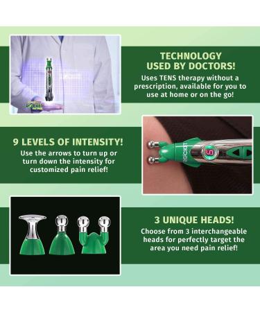 Hempvana Rocket Pain Relief Pen | Wireless TENS Therapy Stimulator | Portable Muscle Stimulator | As Seen On TV | 9 Intensity Settings - Buy Online on GoSupps.com