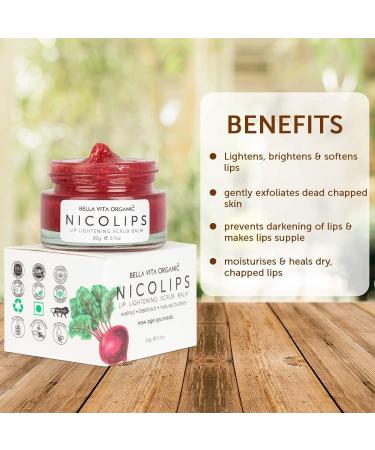 NicoLips Combo Pack | Lip Lightening Scrub Lip Balm For Dark Dry Chapped & Damaged Lips - Buy Online on GoSupps.com