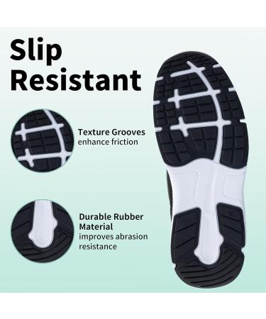 Buy QAUPPE Plantar Fasciitis Shoes for Men - Wide Diabetic Walking Sneakers with Arch Support & Cushioning for Swollen Feet | Sizes US7-13 - Free Shipping - Buy Online on GoSupps.com