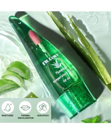 Aloe Vera Chili Lip Oil - Natural Color Changing Lip Plumping Gloss - Long Lasting - Moisturizing - Non-Sticky - For Lip Care - Prevents Dry Lips and - Buy Online on GoSupps.com