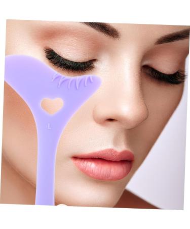 Gogogmee Eyeliner Stamp Eyeshadow Applicators Postage Stamps Reusable Eyelash Stencils Multifunction Lip Line 12.00X6.00X0.50CM Purple - Buy Online on GoSupps.com