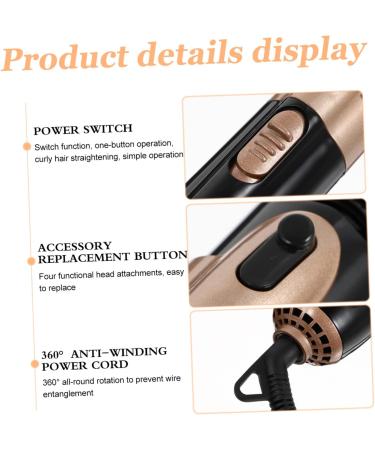 PLAFOPE 1 Set Curling Iron Curlers Hair Curler Tool Durable Hair Curler Hair Curling Wand Black Abs - Buy Online on GoSupps.com