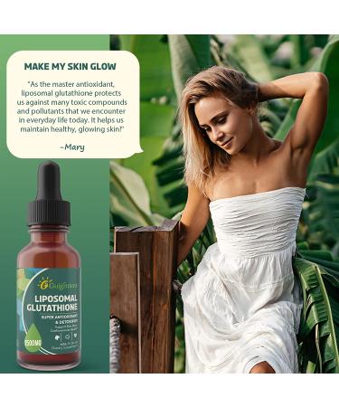 1500mg Liposomal Glutathione Liquid Supplement - Powerful Antioxidant for Liver Detox & Immune Support - Superior Absorption, Soy-Free, Non-GMO - Vegan & Gluten Free - 4.05 fl.oz (Pack of 2) - Buy Online on GoSupps.com
