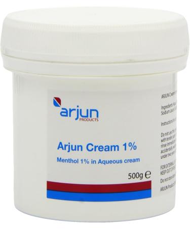 Arjun 1% Menthol Aqueous Cream 500g white - Buy Online on GoSupps.com