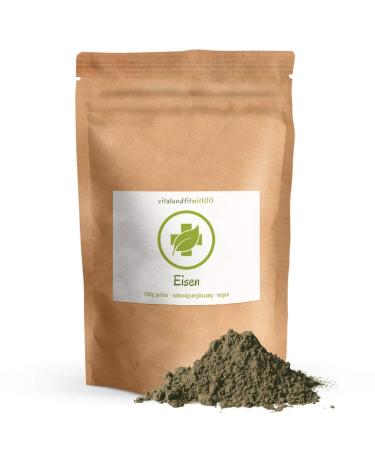 Iron powder - 100 g - ironbis glycinat - also known as "blood mineral" - in tested quality - 100% vegan & pure - gluten -free lactose -free - without an auxiliary and additives