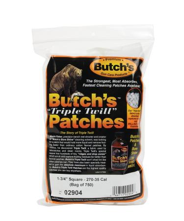 Butch's Twill Cleaning Patches (Bag of 750) (1-3/4-Inch)