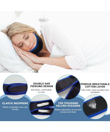 Anti-Snoring Chin Strap & Snoring Stopper Set - Effective Solutions to Reduce Snoring Noises - Buy Online on GoSupps.com