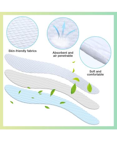 Janmercy 100 Pairs Disposable Shoe Liners - Breathable Sweat-Absorbing Insoles for Men & Women | Foot Odor Eliminator for Boots & Sneakers - Buy Online on GoSupps.com