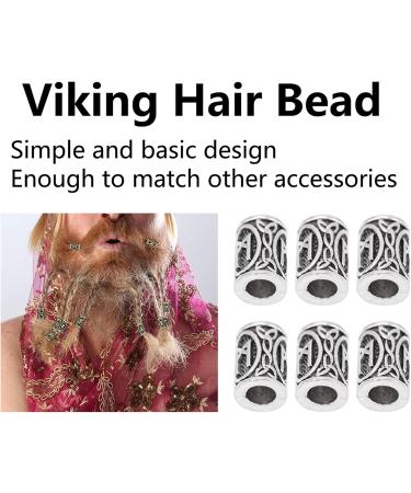 Perles de Cheveux pour Hommes 24pcs Perles de Dreadlock Hommes Perles de Barbe pour le Voyage pour le Salon - Buy Online on GoSupps.com