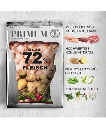 Primum Grain-Free Soft Beef & Potato Semi-Damp Dog Food - 5kg High Meat Content - Optimally Digestible Dry Food - Buy Online on GoSupps.com