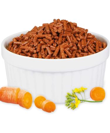 Schecker Dry Food - Dried Carrot Granules - 1.5 kg - Made with Fresh Carrots - For Dogs Rabbits or Rodents - Buy Online on GoSupps.com